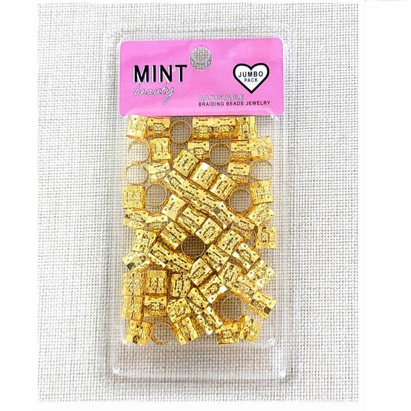 Gold Metal Hair Braid Cuffs