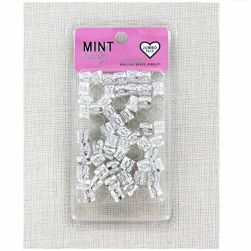 Silver Metal Hair Braid Cuffs