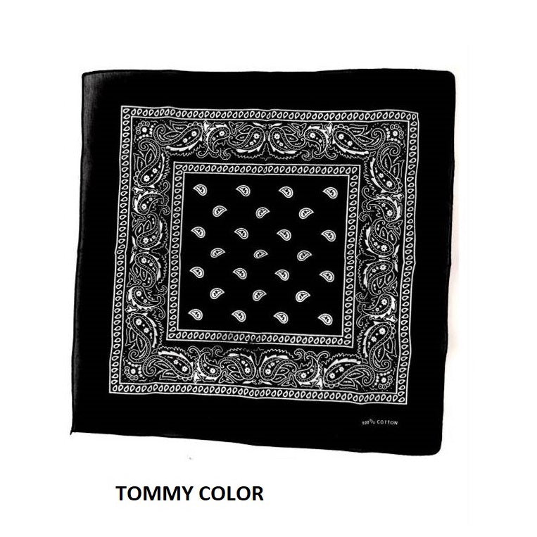 100% Cotton Assorted Tommy Pattern Bandana