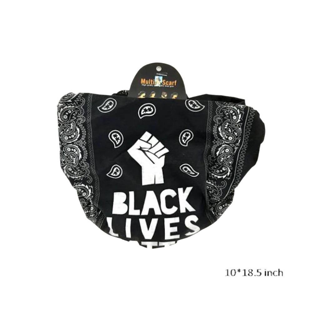 Black Lives Matter Multi Functional Neck Gaiter