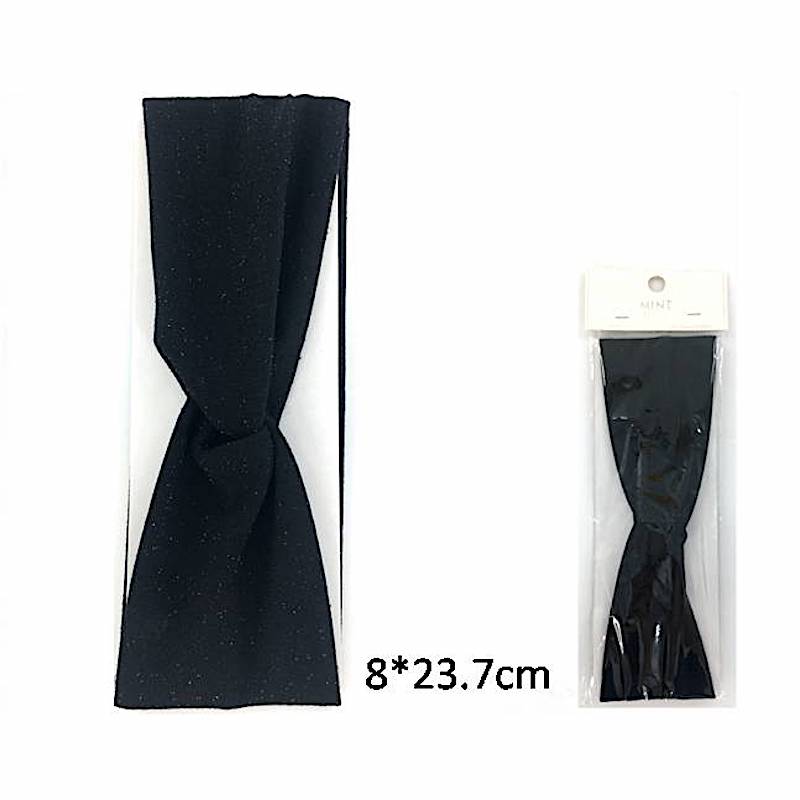 Glittery Black Headband