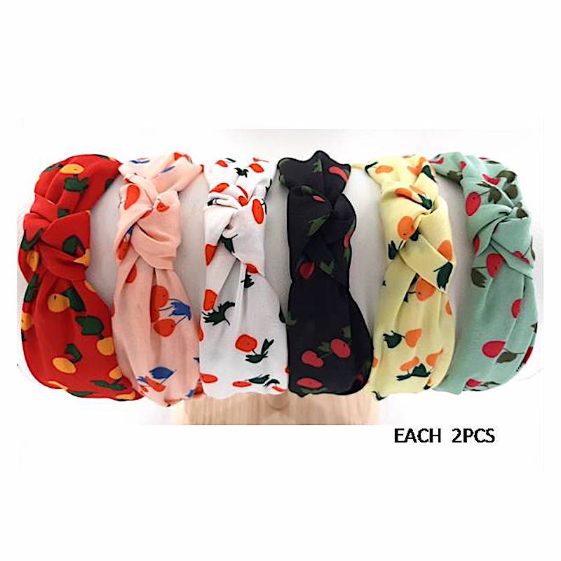 Orange Print Headband