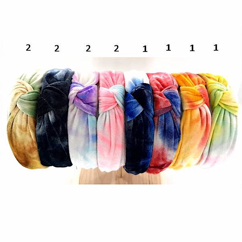 Velvet Tie Dye Headband