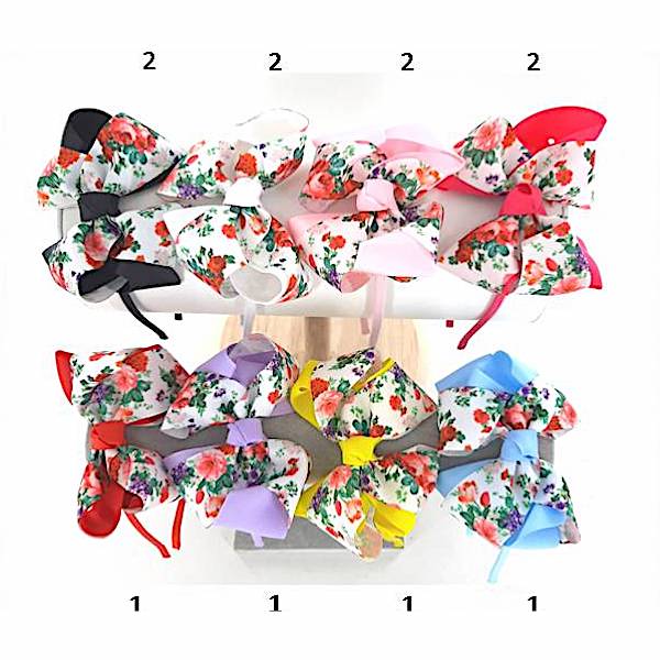Floral Bow Headband