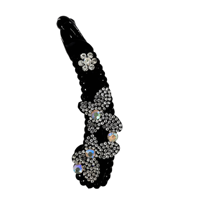 Rhinestone Butterfly Banana Clip