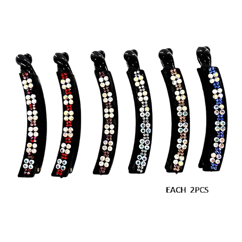 Rhinestone Banana Clip