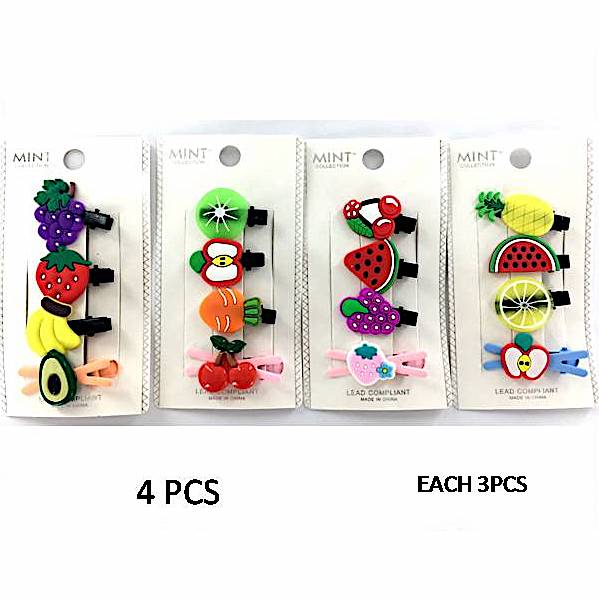 Fruit Hair Clip Set