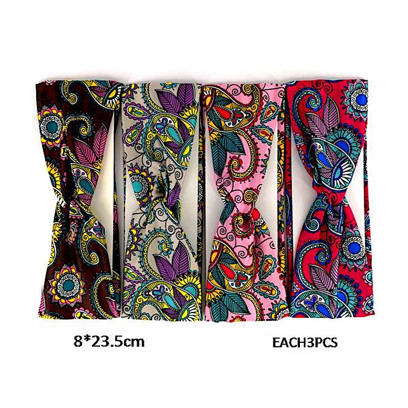 Boho Flower Print Headband