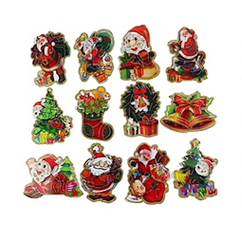 Decorative Christmas Dimensional Paper Stickers