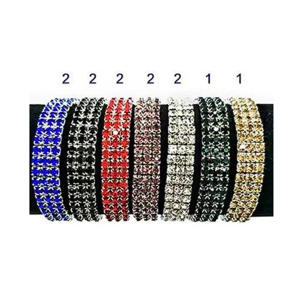 Silver Rhinestone Stretch Bracelet