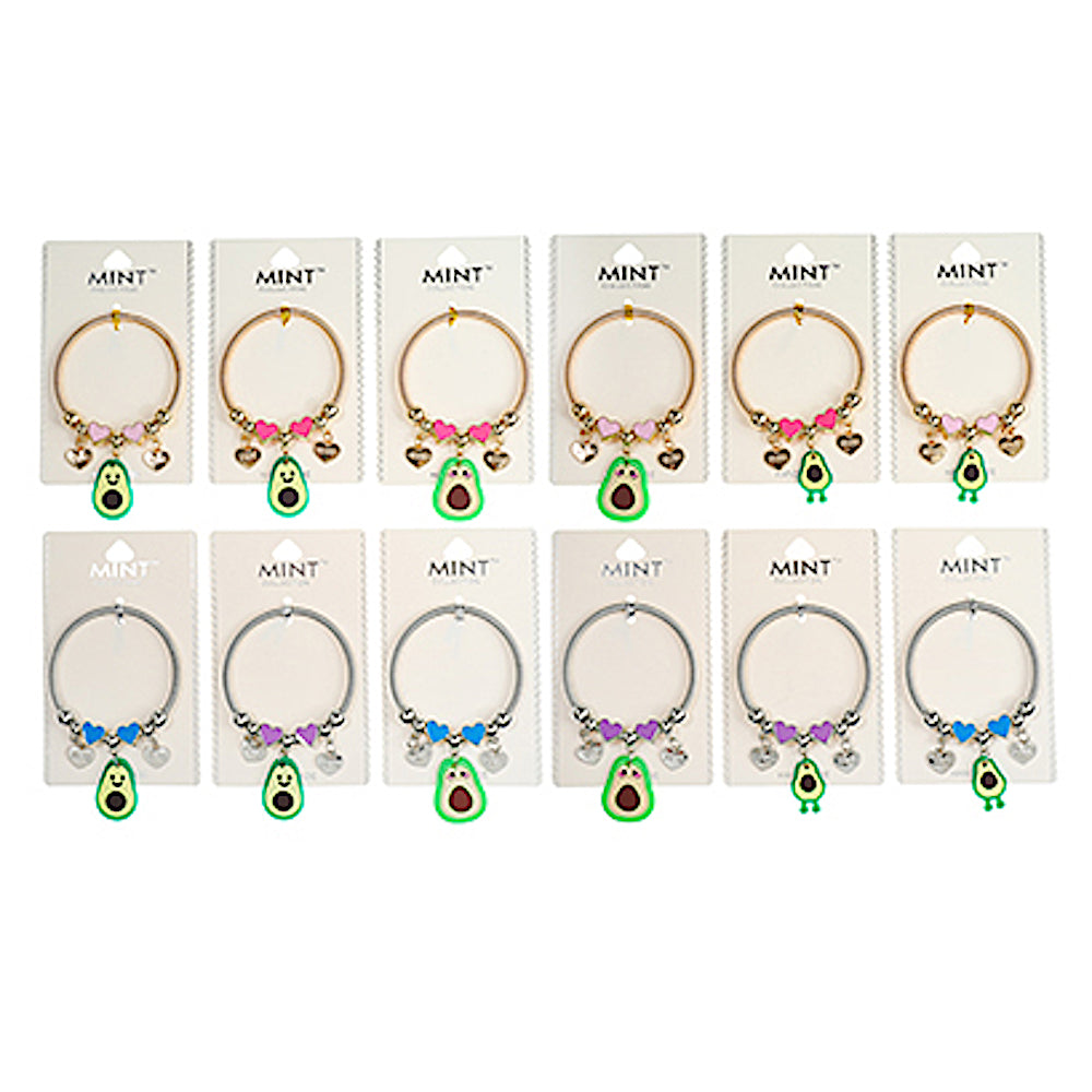 Avocado Charm Bracelet