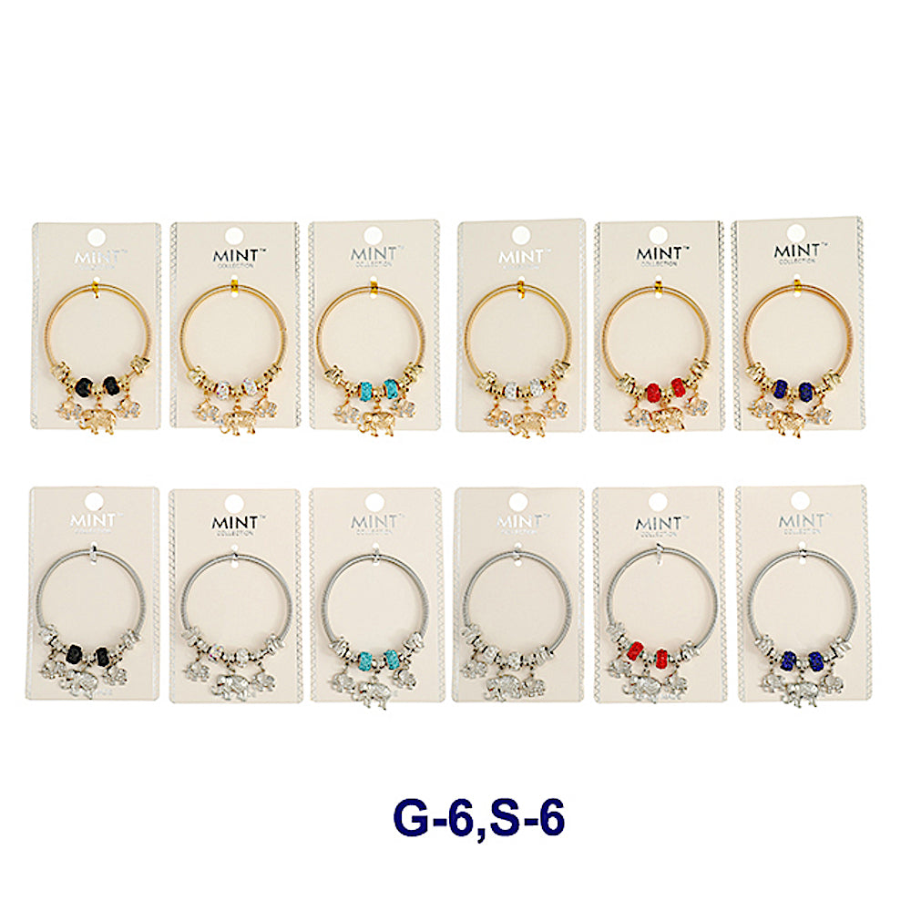 Elephant Charm Bracelet