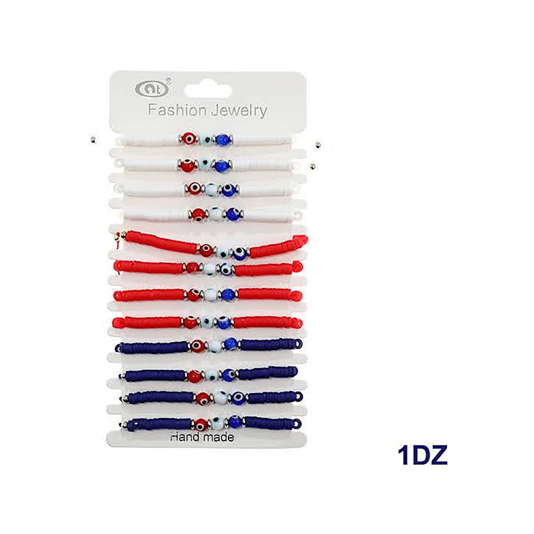 Evil Eye Adjustable Thread Bracelet