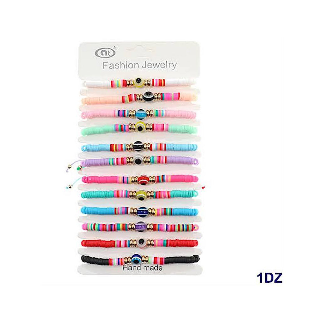 Evil Eye Adjustable Thread Bracelet