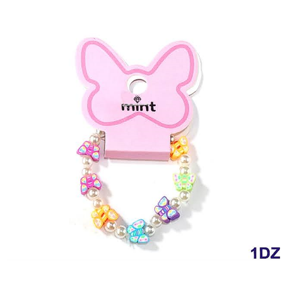 Butterfly Bead Stretch Bracelet