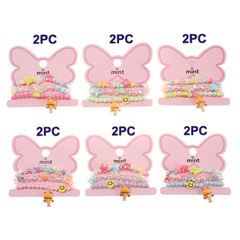 Doll Bead Stretch Bracelet Set