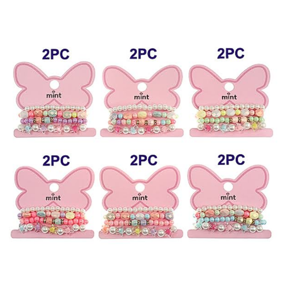 Star Bead Stretch Bracelet Set