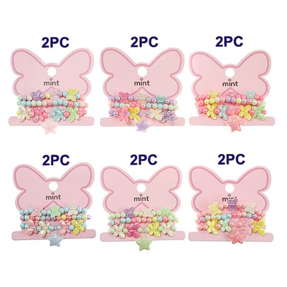 Star Bead Stretch Bracelet Set