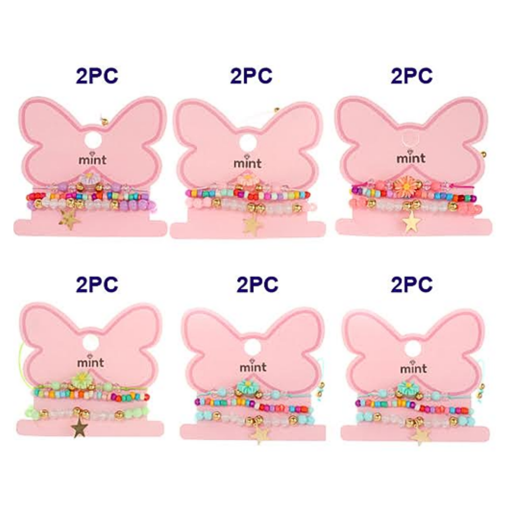 Star Bead Stretch Bracelet Set