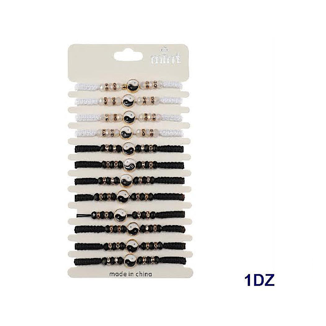 Yin & Yang Adjustable Thread Bracelet