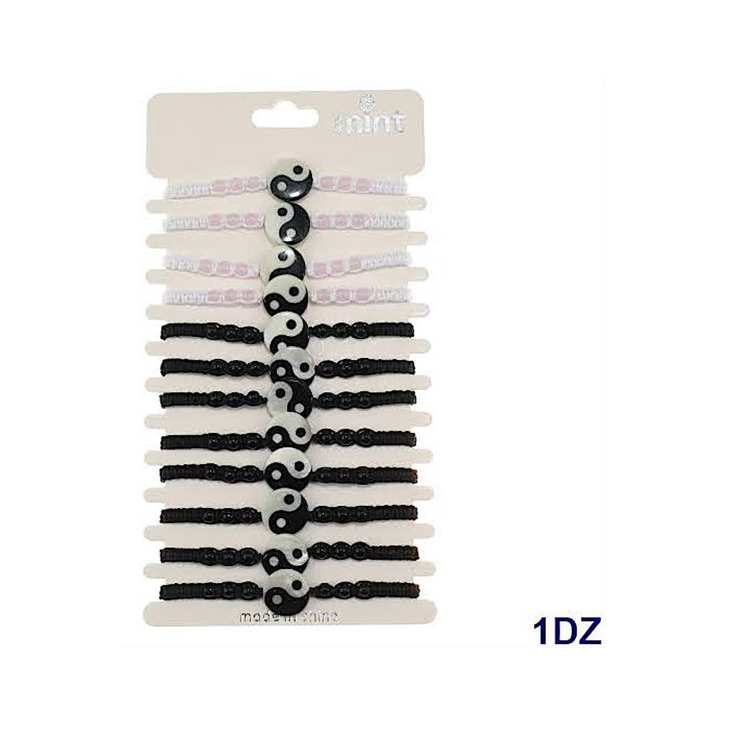 Yin & Yang Adjustable Thread Bracelet