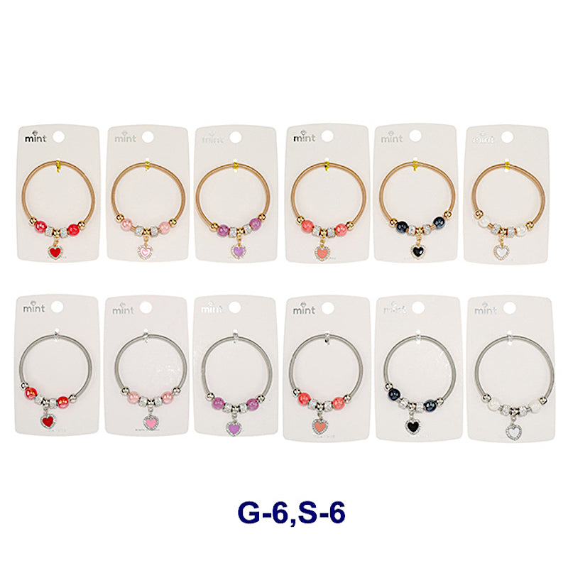 Heart Charm Bracelet