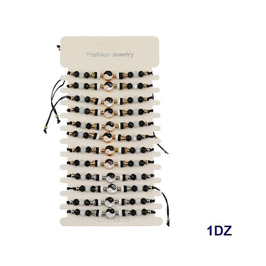 Yin & Yang Adjustable Thread Bracelet