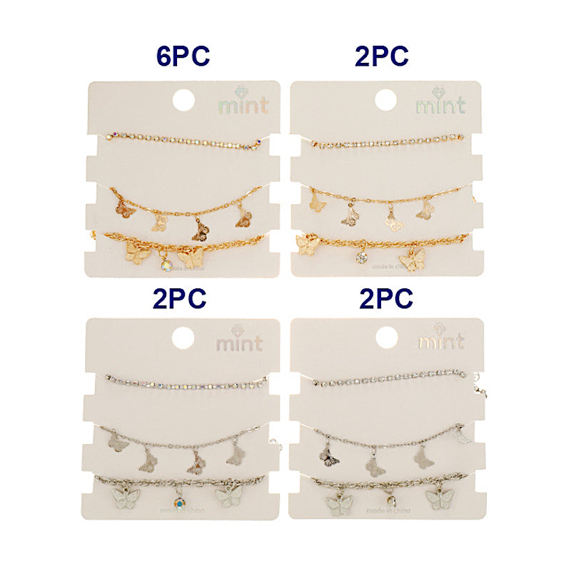 Butterfly Chain Bracelet Set