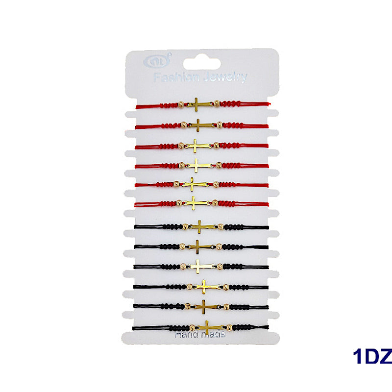 Cross Adjustable Thread Bracelet