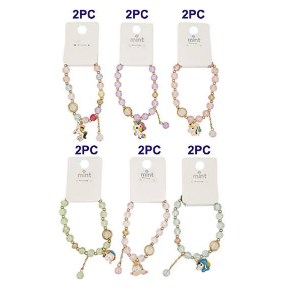 Unicorn Bead Charm Bracelet