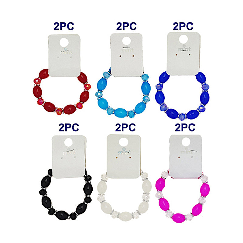 Crystal Bead Stretch Bracelet