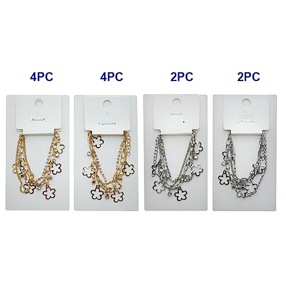 JAB49583 - Flower Chain Bracelet Set