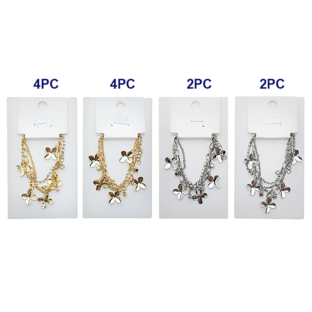 JAB49595 - Clover Chain Bracelet Set