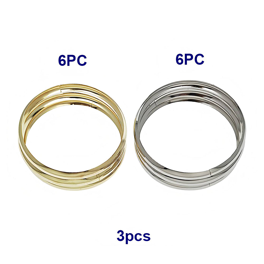 Flat Curve Bangle Bracelet