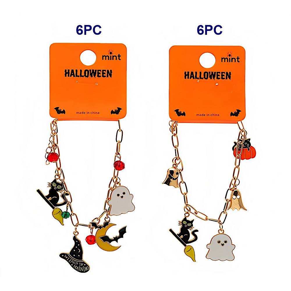 Halloween Charm Chain Bracelet
