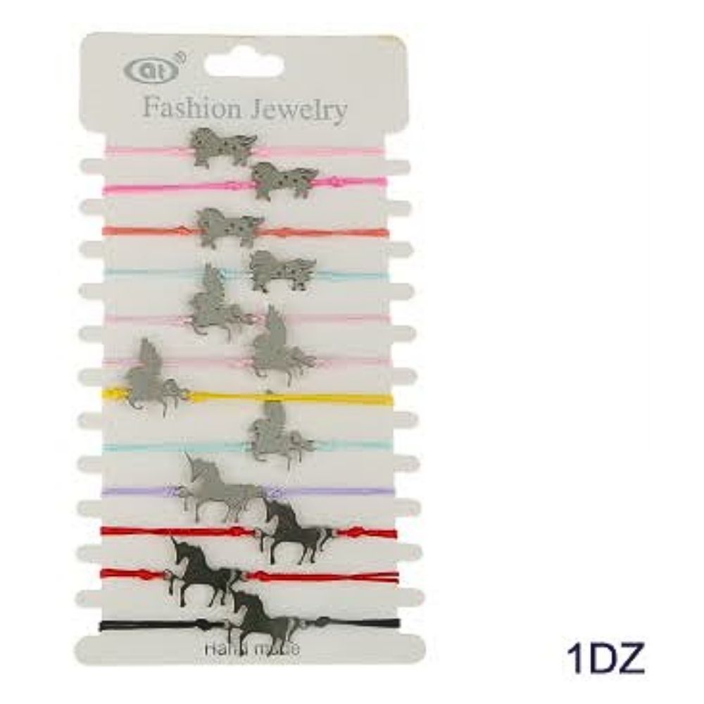 JAB29744 - Unicorn Adjustable Cord Bracelet