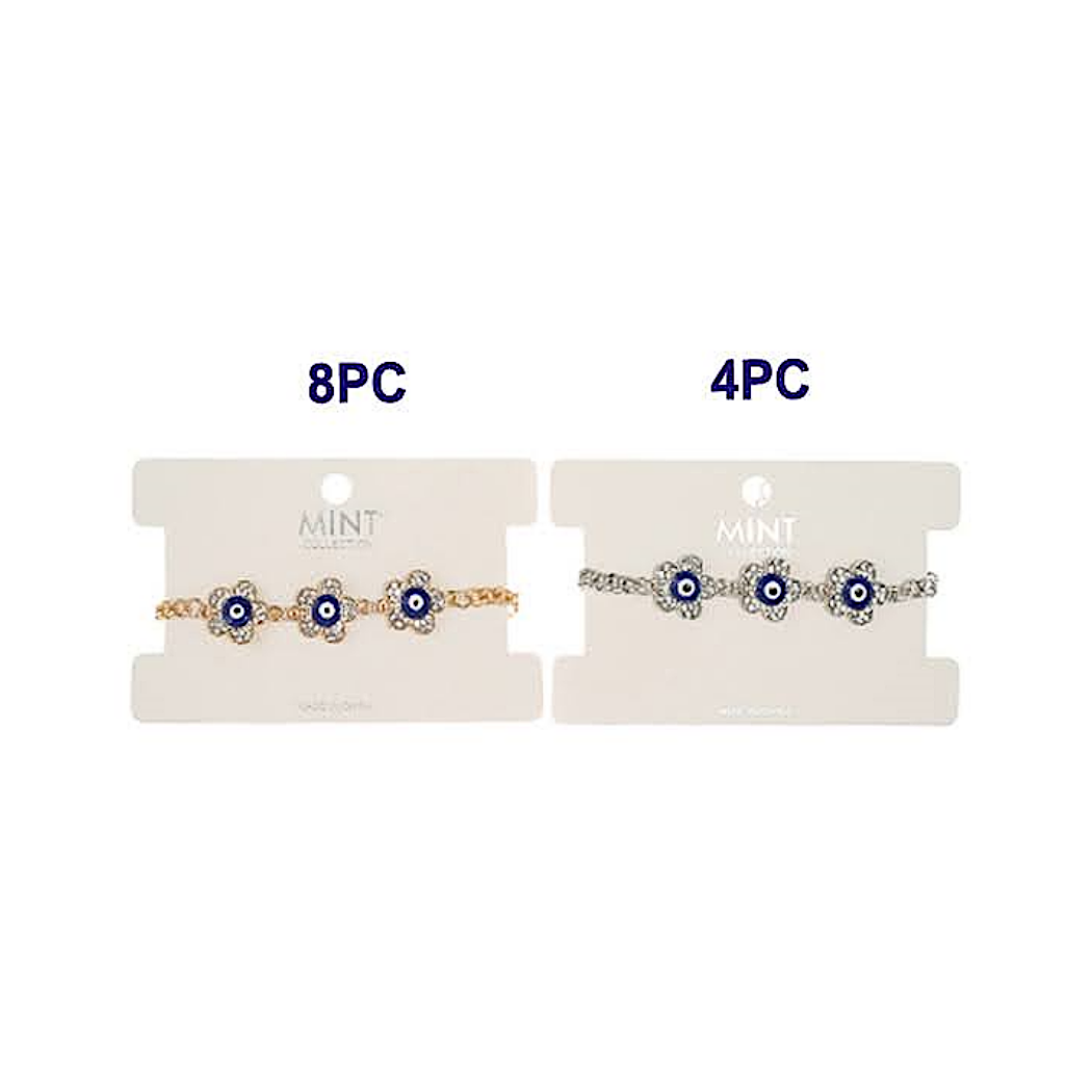 Evil Eye Rhinestone Bracelet