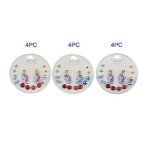 7 Pair Unicorn Earring Set