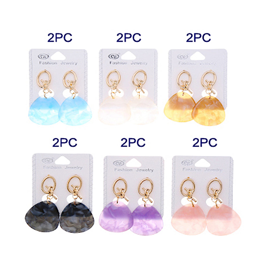 Resin Drop Earring