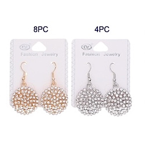 Pavé Circle Earring