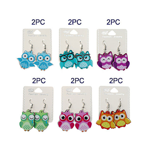Cartoon Owl Earring