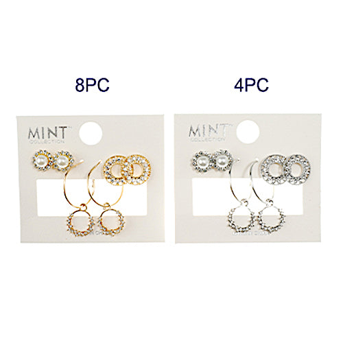 3 Pair Circle Earring Set
