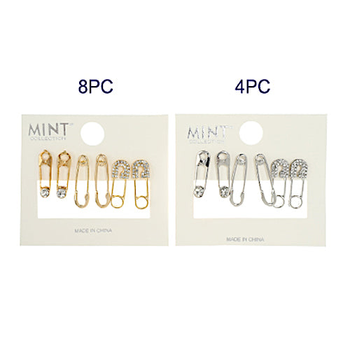 3 Pair Paperclip Earring Set