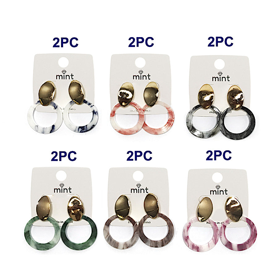 Resin Dangle Earring