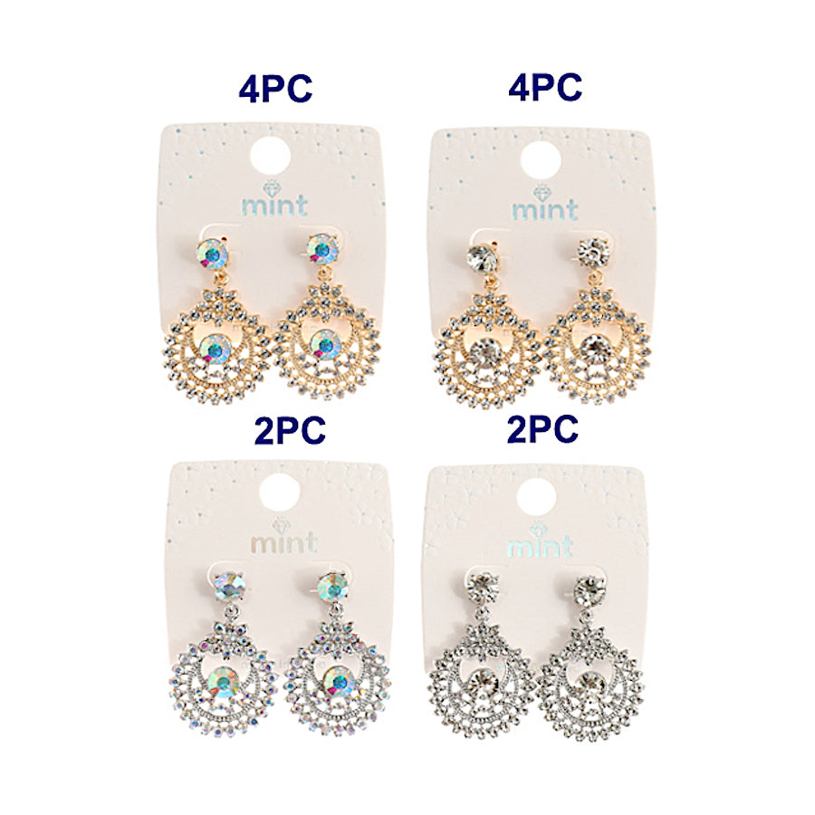 Vintage Rhinestone Earring