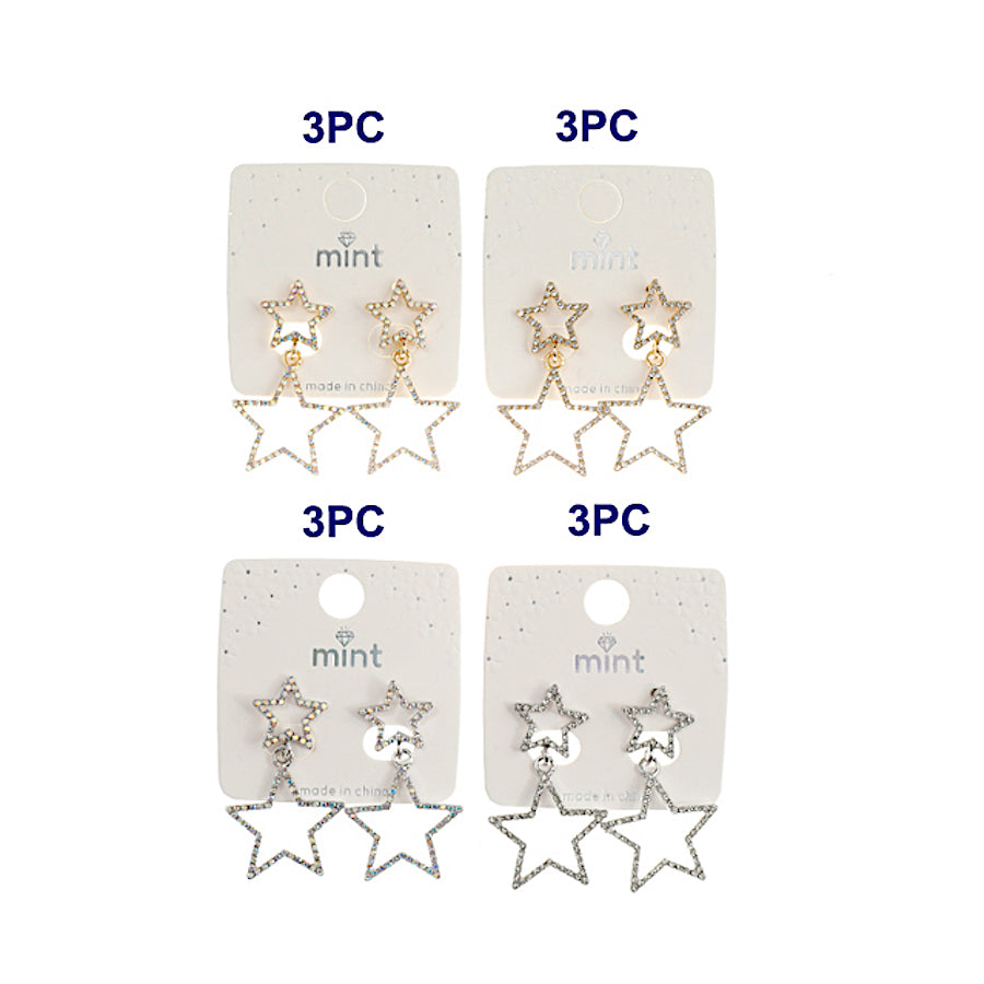Star Cutout Earring