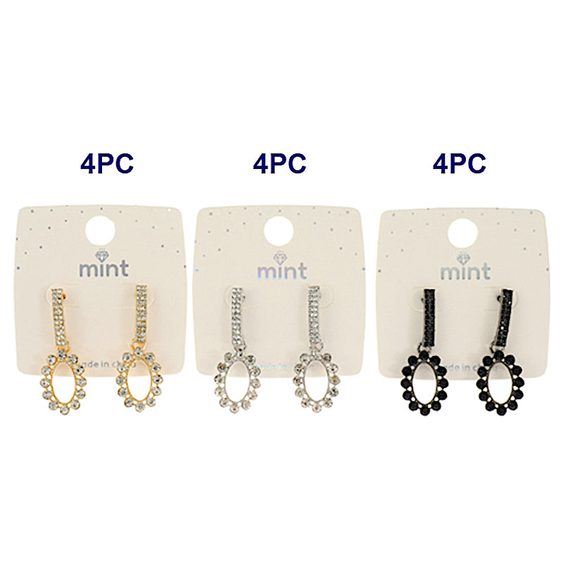 Rhinestone Dangle Earring