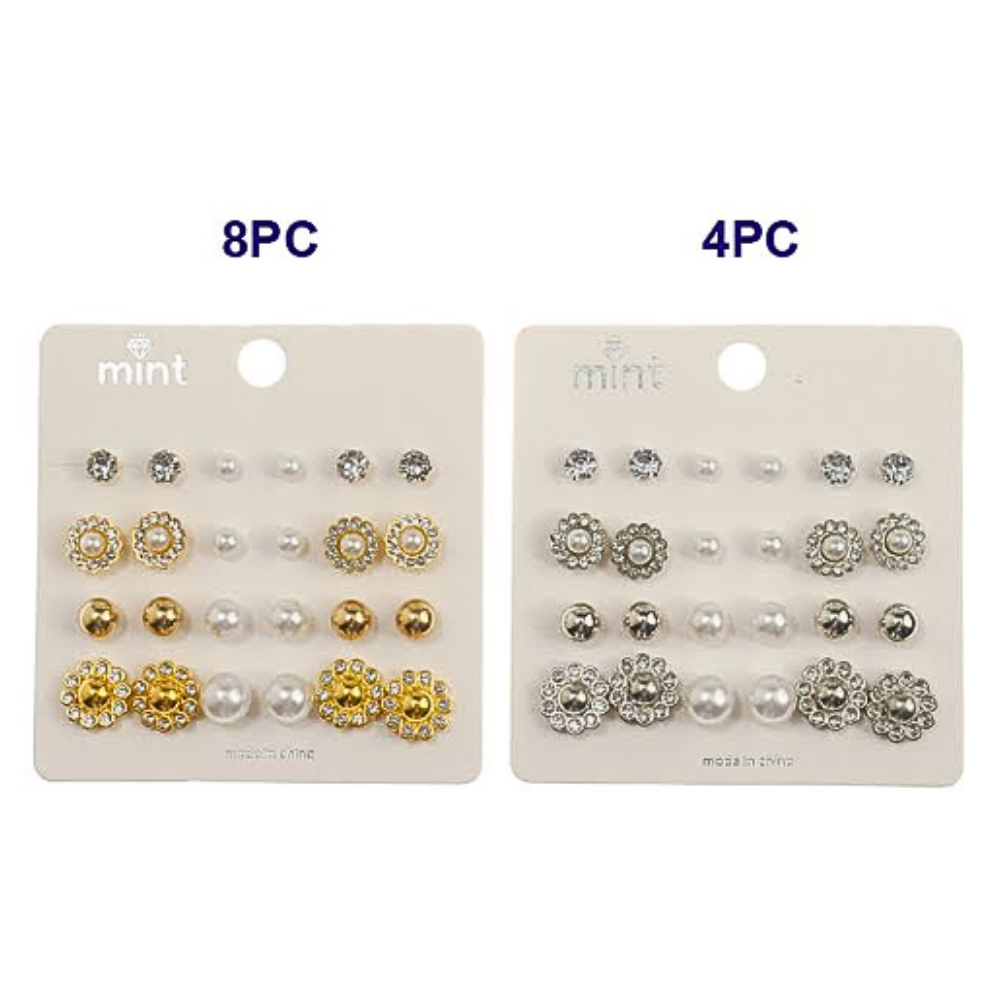 JAE45317 - 12 Pair Earring Set