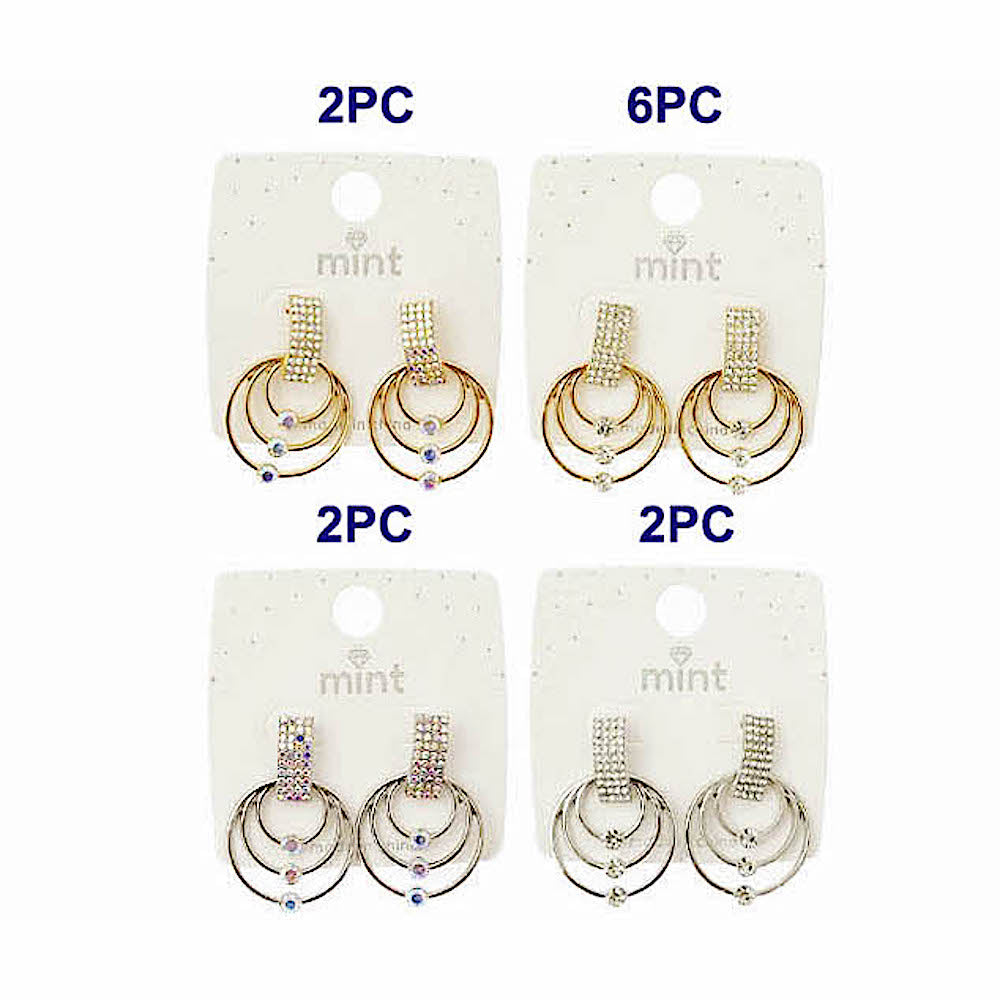 JAE45554 - Circle Statement Earring