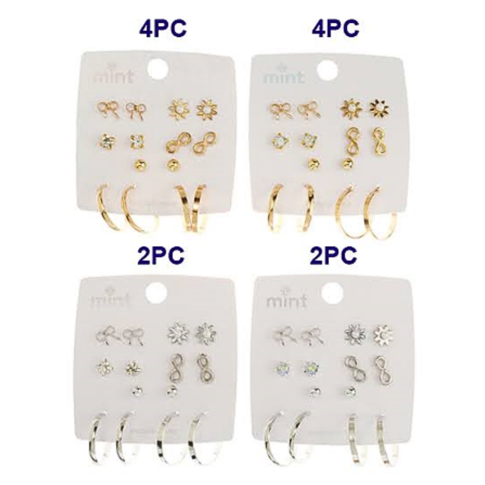 JAE45644 - 7 Pair Earring Set